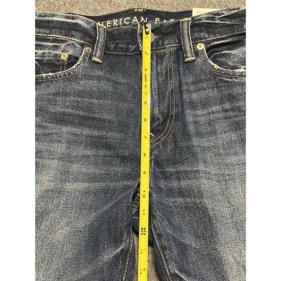 NWT American Eagle Original Boot Blue Jeans,  Extreme Flex, 32x32 Dark Wash - Picture 16 of 16